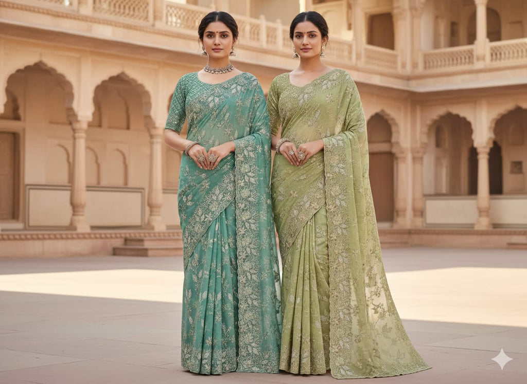 FUNCTIONAL FESTIVE OCCASSION SAREE