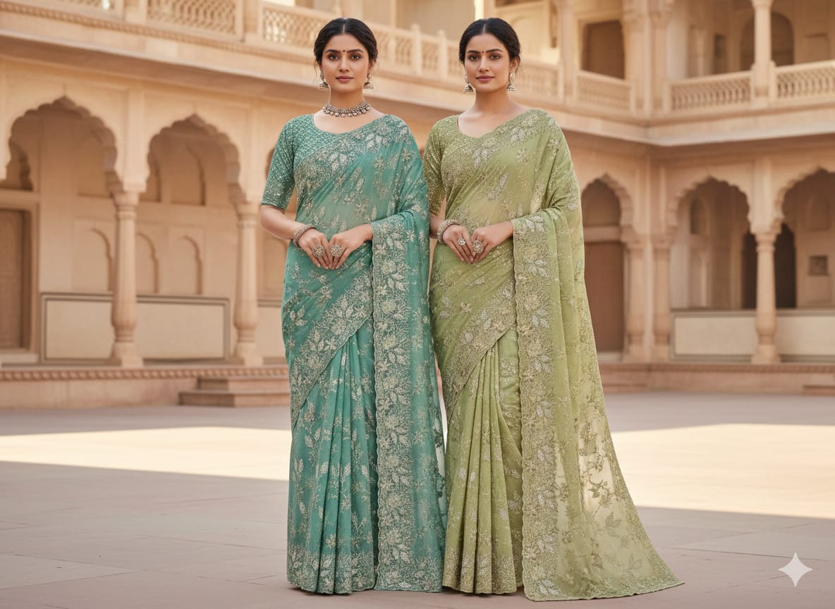 FUNCTIONAL FESTIVE OCCASSION SAREE