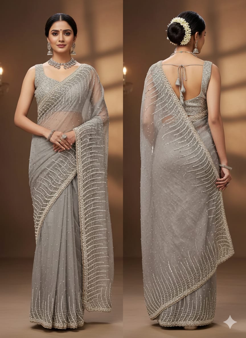 ENGAGEMENT,RECEPTION,FUNCTIONAL PARTY WEAR SAREE