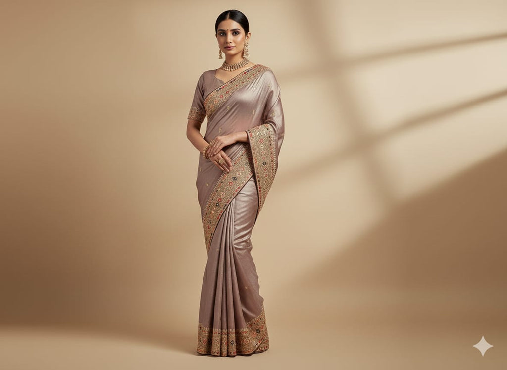 RECEPTION WEDDING PARTY WEAR SAREE