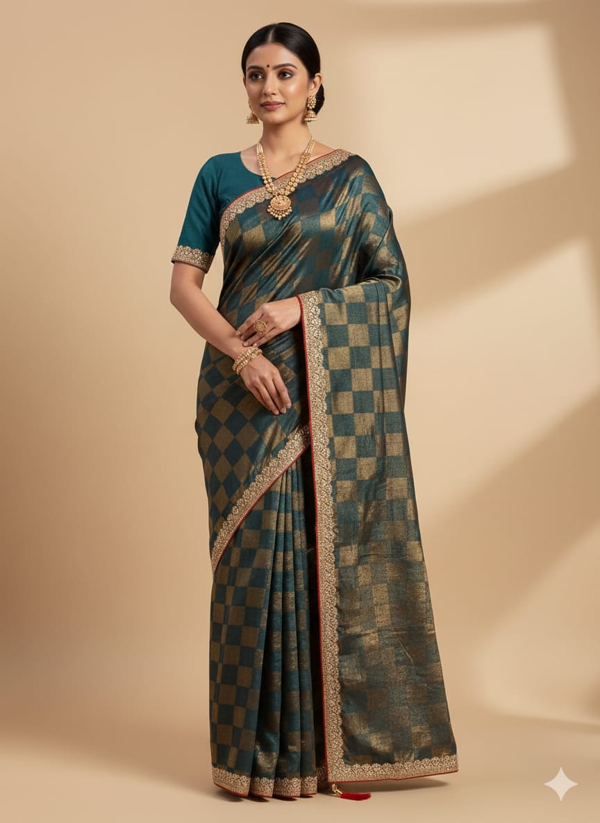 FESTIVE HALDI MEHENDI OCCASSION WEAR SAREE