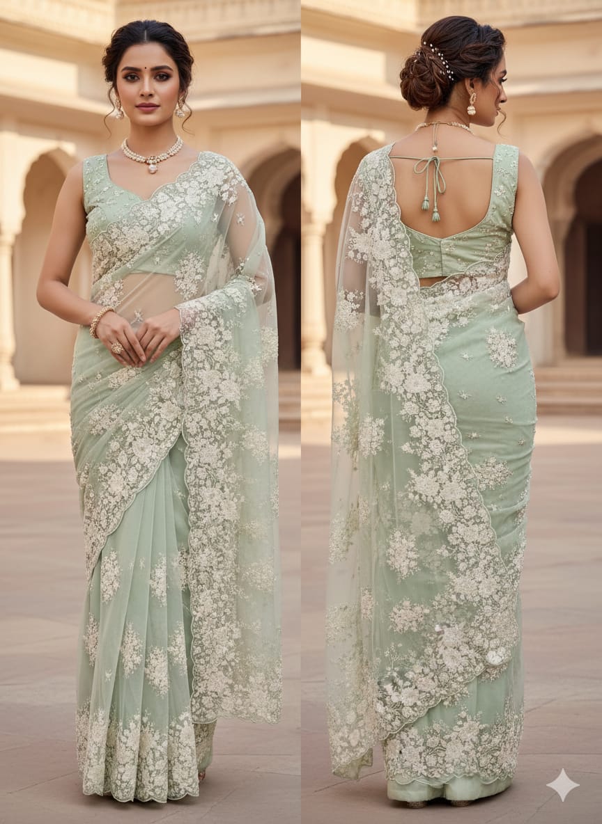 ENGAGEMENT PARTY WEAR SAREE