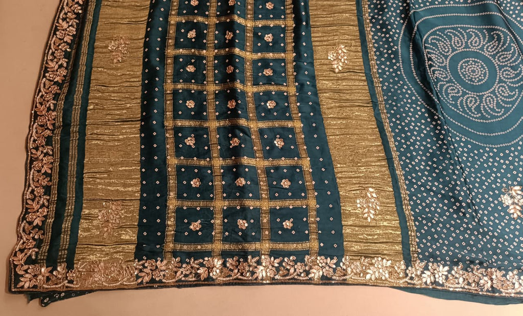 MEHENDI, HALDI RECEPTION PARTY WEAR SAREE