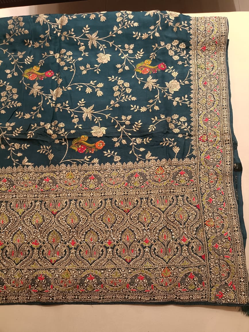 BANARSI SILK SAREE WEDDING,RECEPTION WEAR SAREE