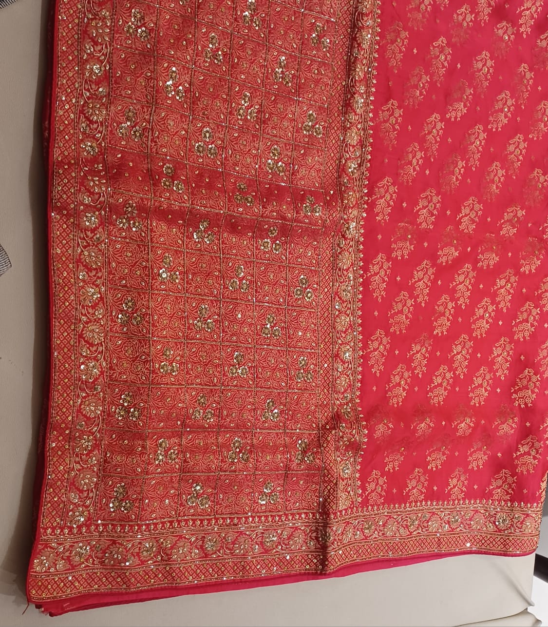 WEDDING,RECEPTION PARTY WEAR SAREE