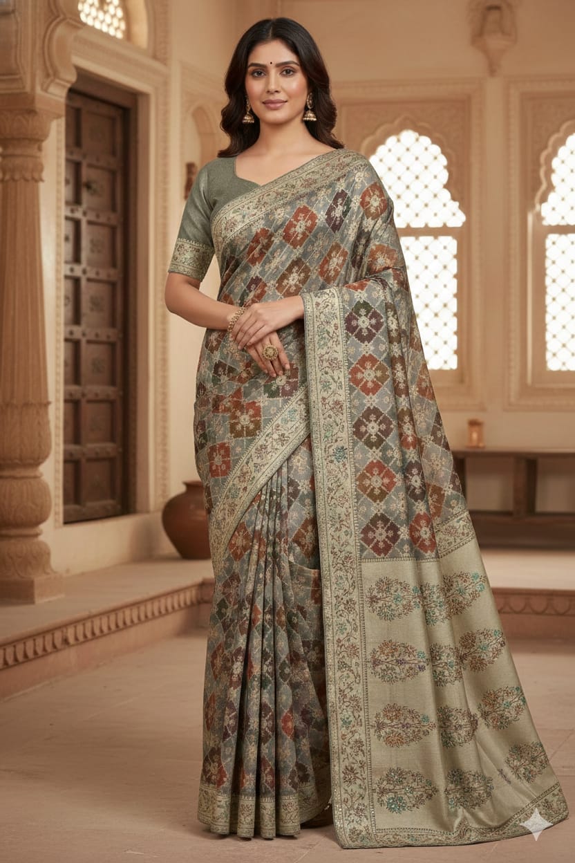 FUNCTIONAL FESTIVE OCCASSION SAREE