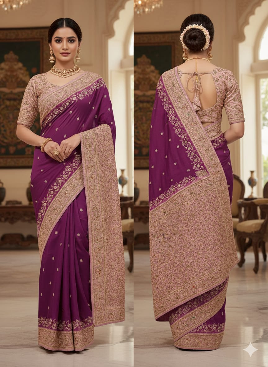 RECEPTION,SANGEET FESTIVE WEAR SAREE