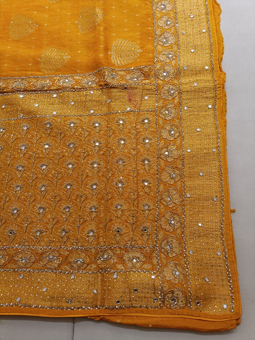 HALDI,MEHENDI SANGEET PARTY WEAR SAREE