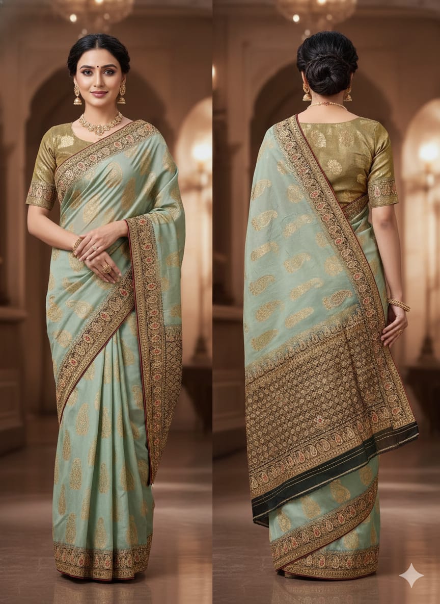 PARTY WEAR BANARSI LOOK SAREE