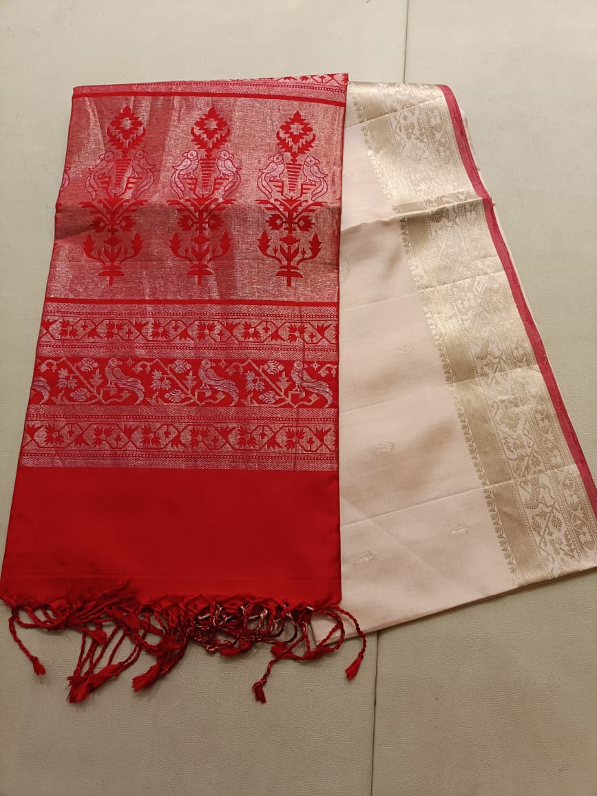 WEDDING ENGAGEMENT SILK SAREE