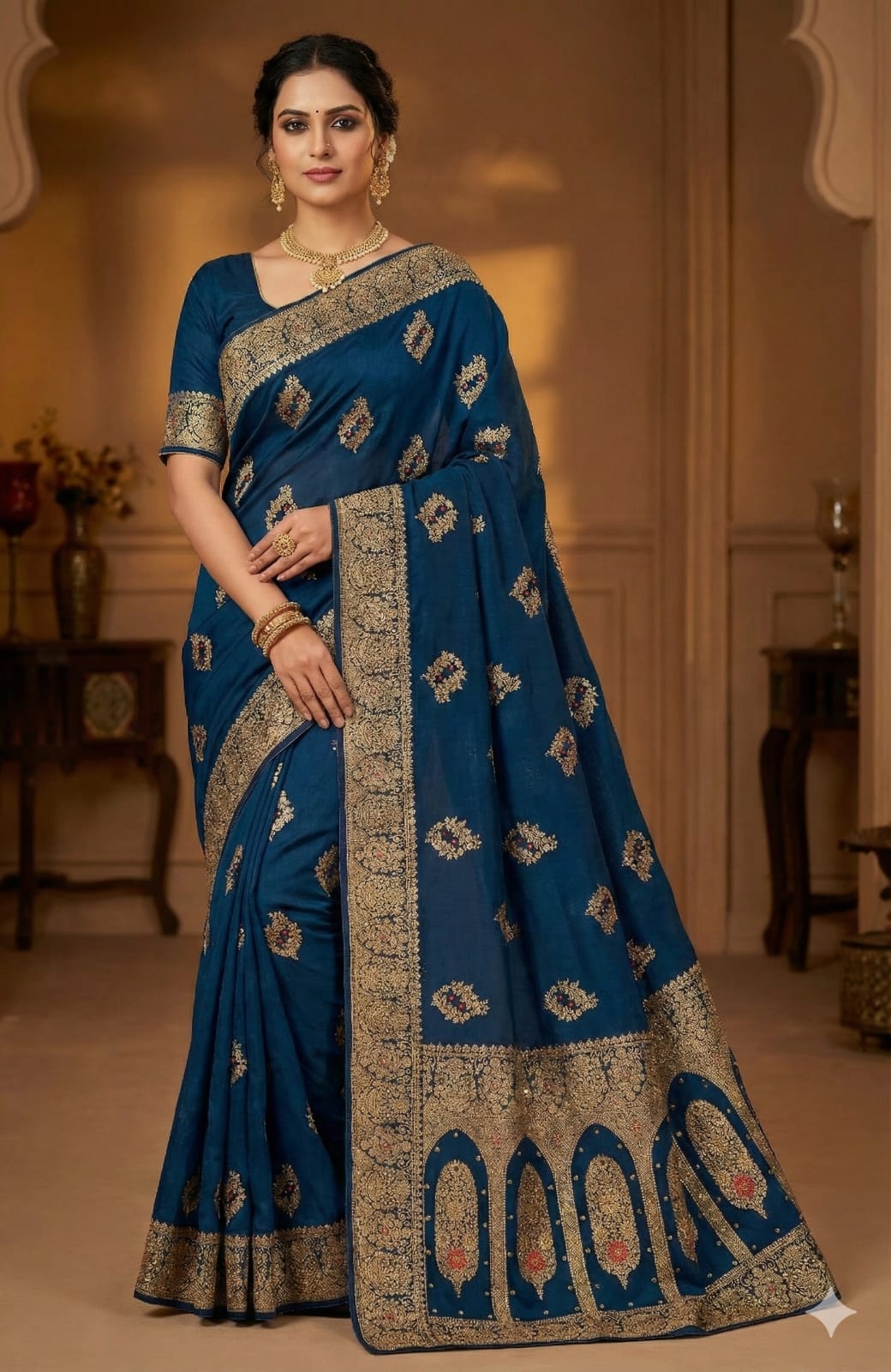 BANARSI LOOK PARTY WEAR SAREE