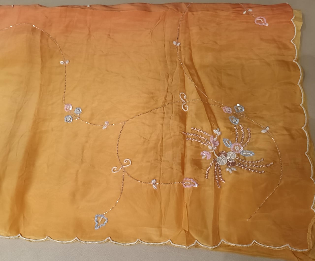 HALDI,MEHENDI PARTY WEAR SAREE