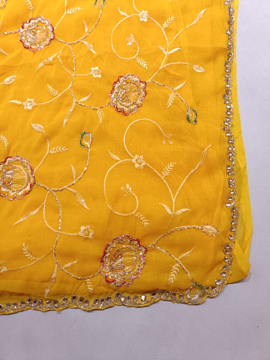 HALDI,FUNCTIONAL WEAR SAREE