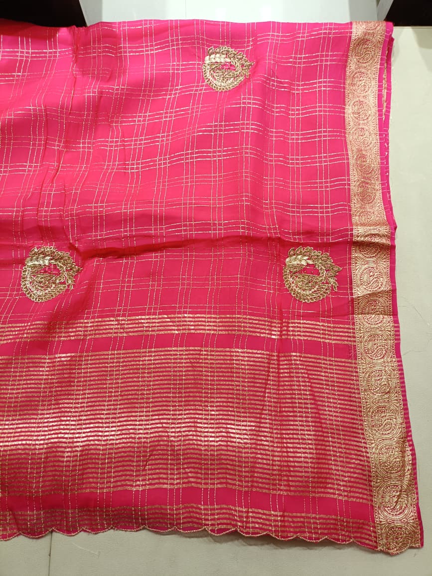 SEMI OCCASSION FESTIVE WEAR SAREE