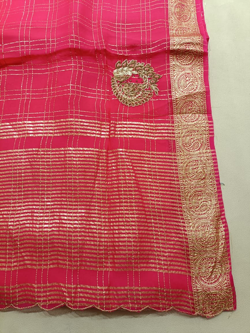 SEMI OCCASSION FESTIVE WEAR SAREE