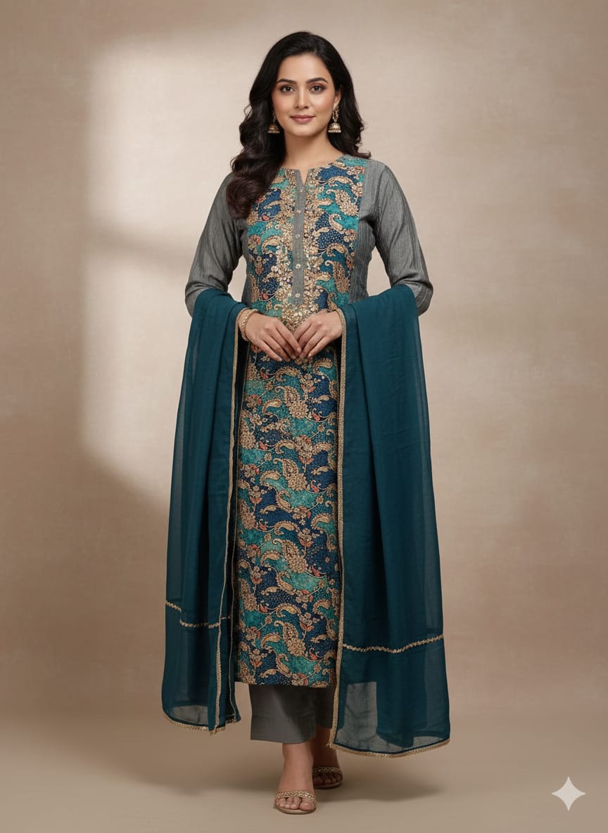 CASUAL FUNCTIONAL DRESS MATERIAL