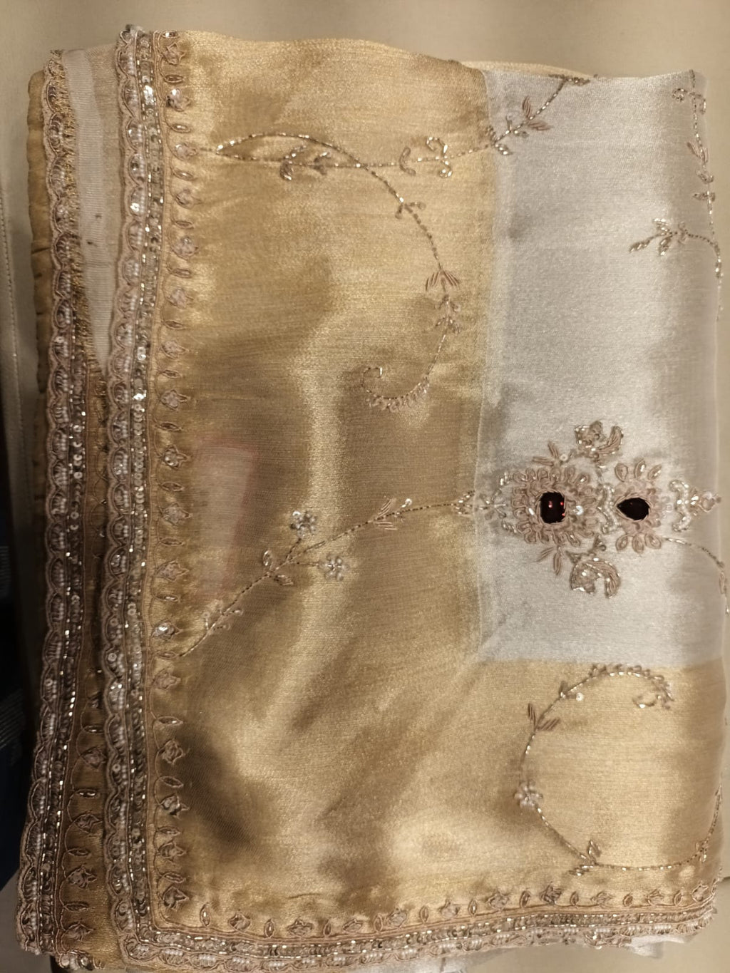 DESIGNER PARTY WEAR SAREE WEDDING RECEPTION FESTIVE OCCASSION