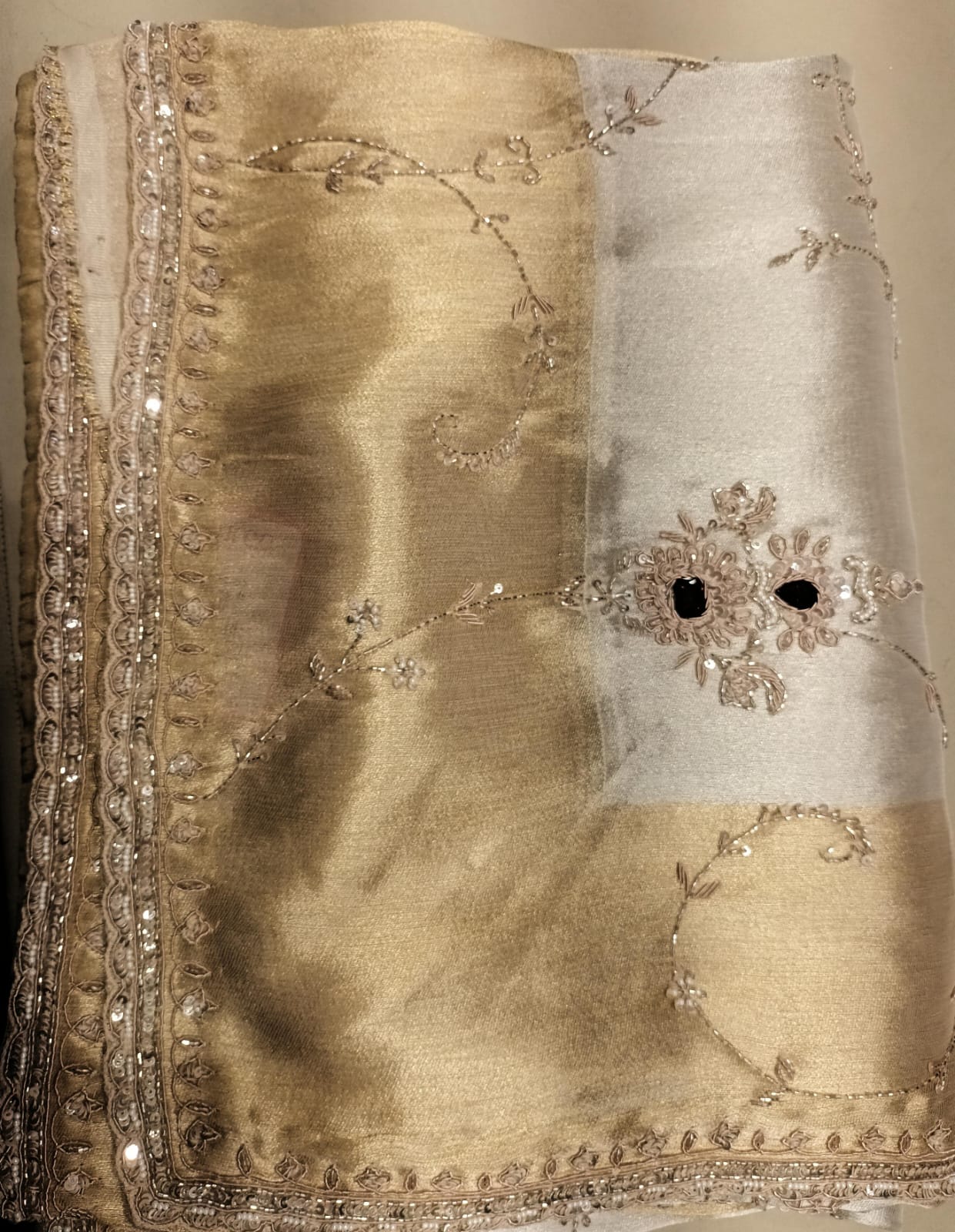 DESIGNER PARTY WEAR SAREE WEDDING RECEPTION FESTIVE OCCASSION