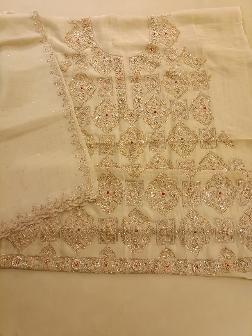 WEDDING RECEPTION FUNCTIONAL DRESS MATERIAL