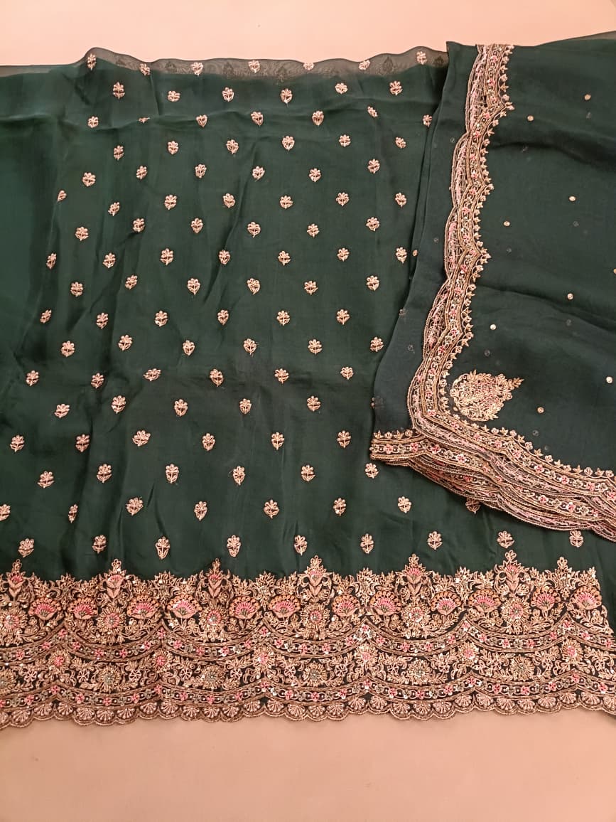 MEHENDI,SANGEET FUNCTIONAL WEAR DRESS MATERIAL