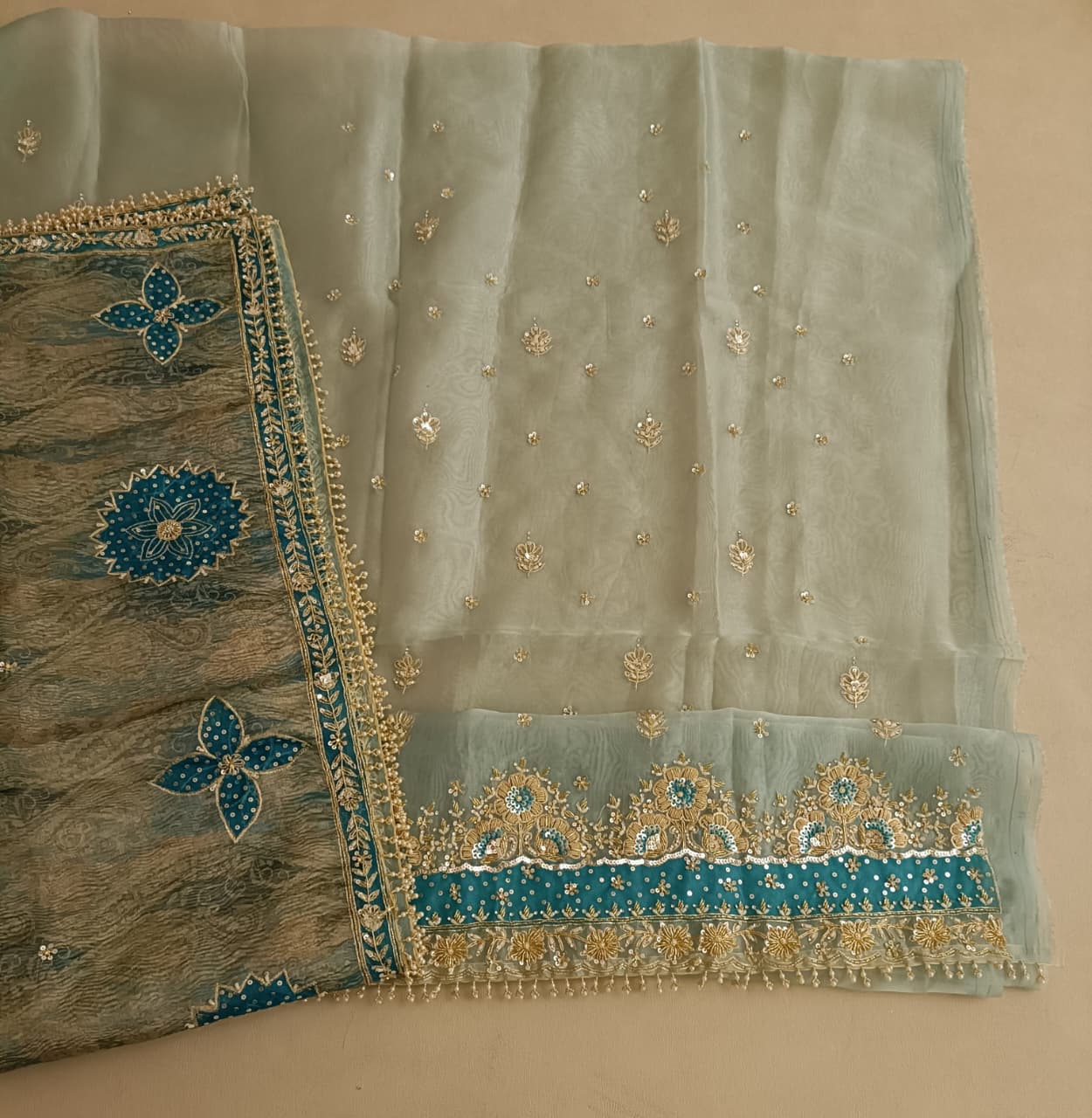 WEDDING PARTY WEAR DRESS MATERIAL