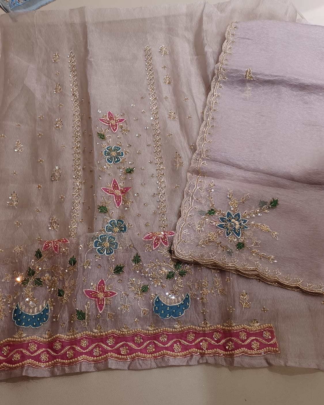 PARTY WEAR FUNCTIONAL DRESS MATERIAL