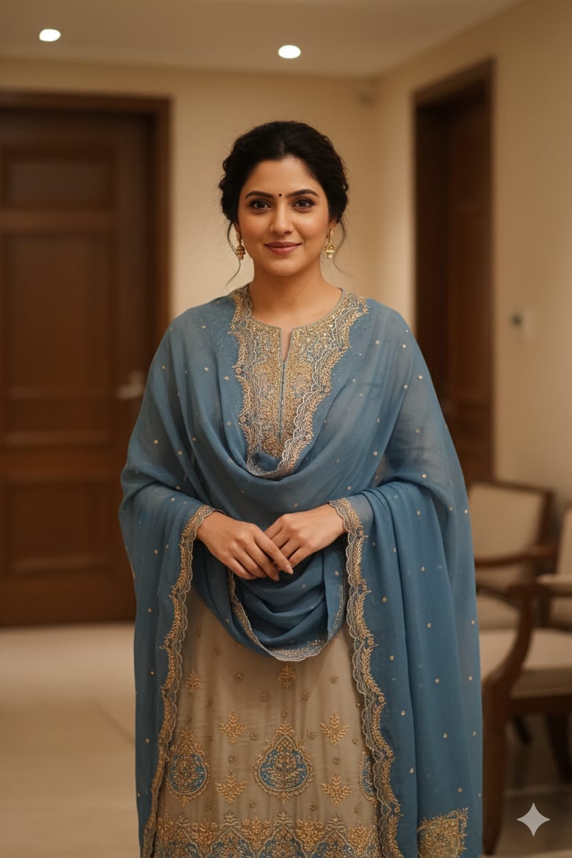 PARTY WEAR DRESS MATERIAL