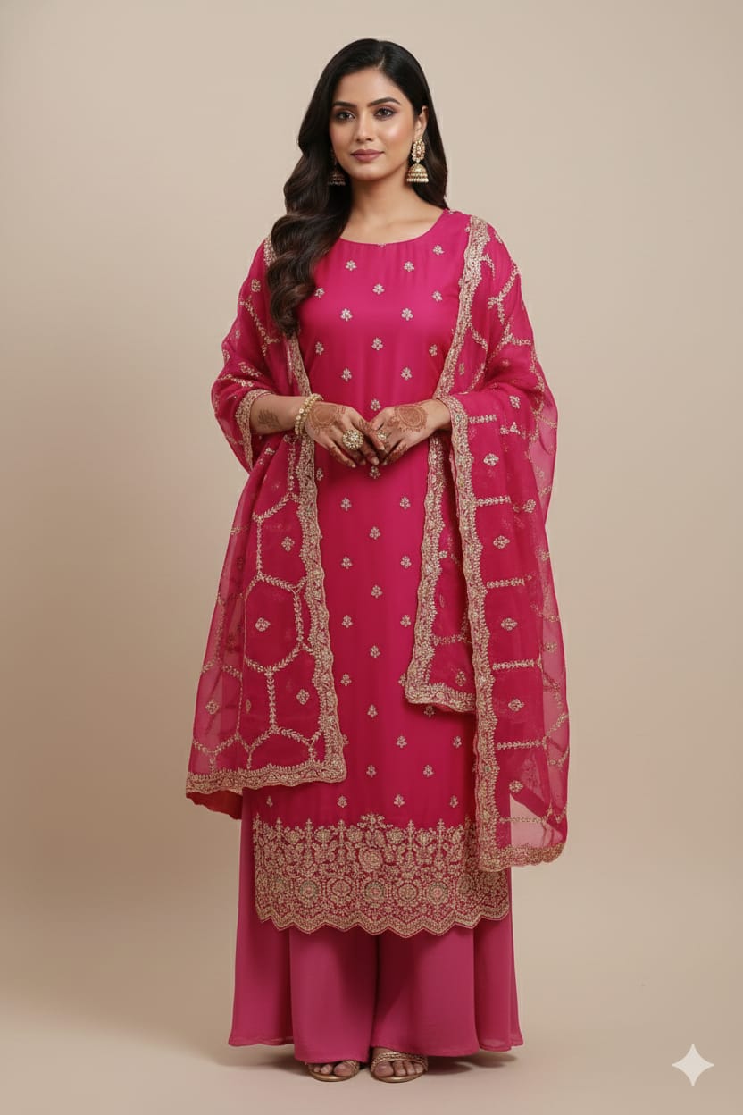 PARTY WEAR DRESS MATERIAL