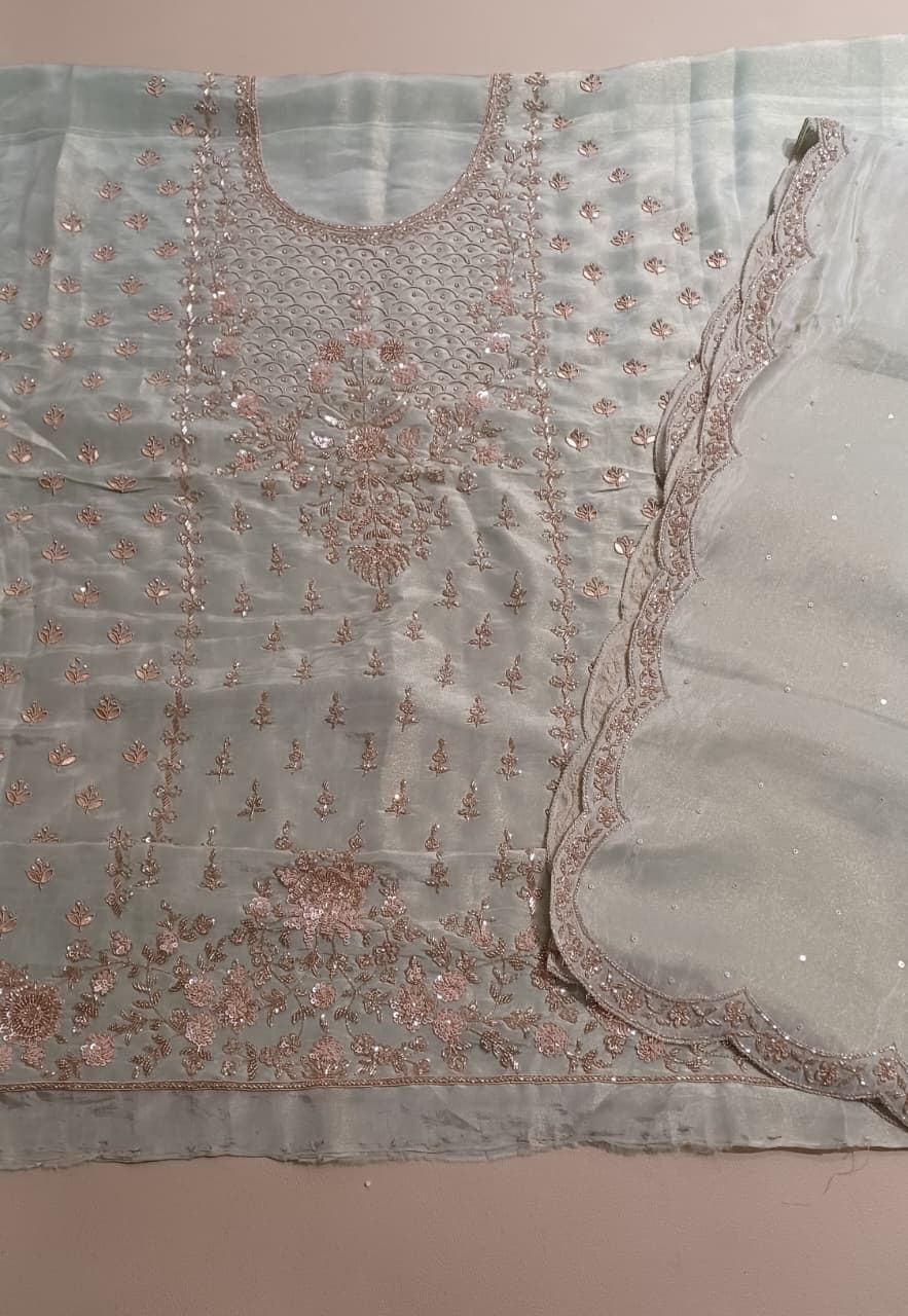 WEDDING,RECEPTION PARTY WEAR DRESS MATERIAL