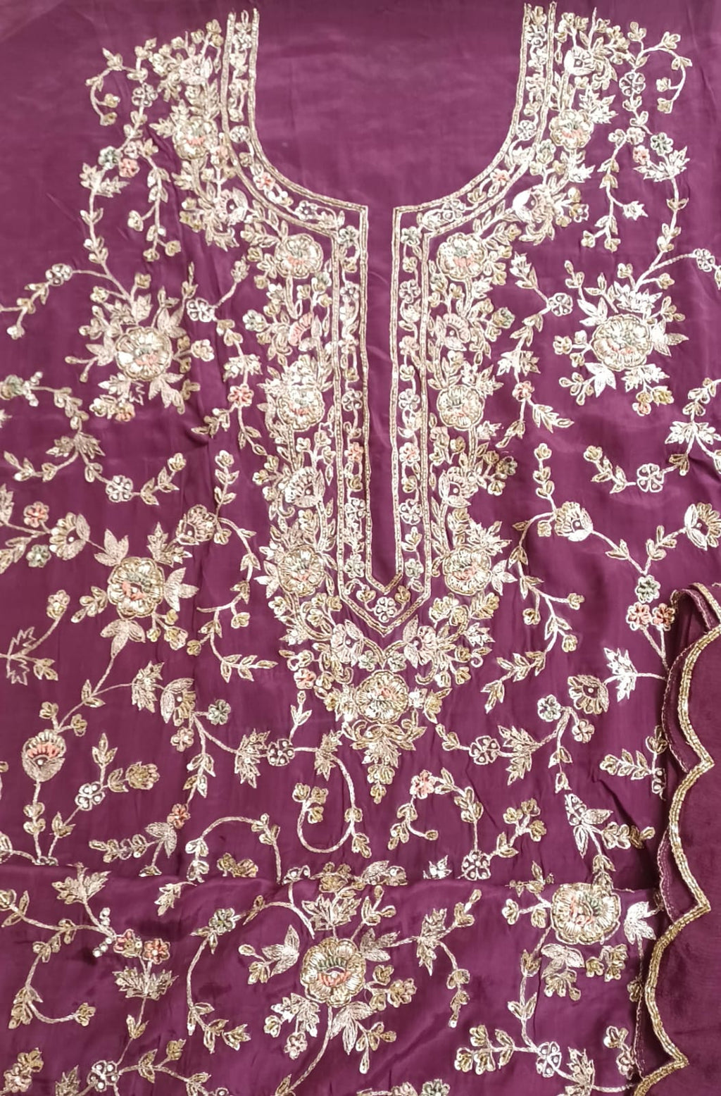 RECEPTION FUNCTIONAL PARTY  WEAR DRESS MATERIAL