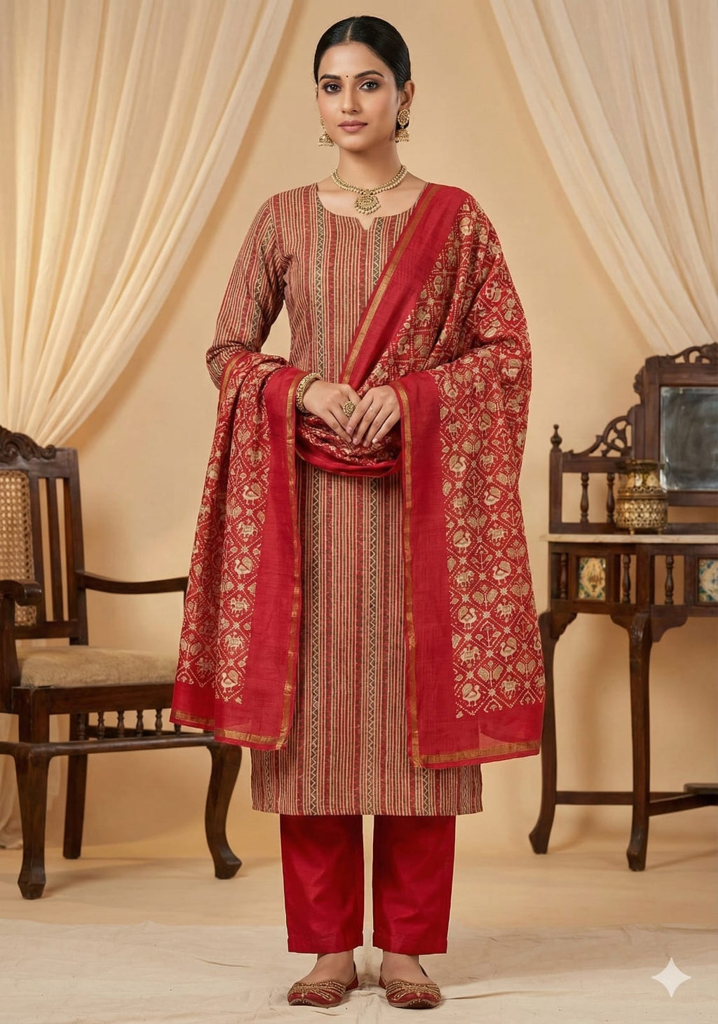 CASUAL, DAILY WEAR DRESS MATERIAL