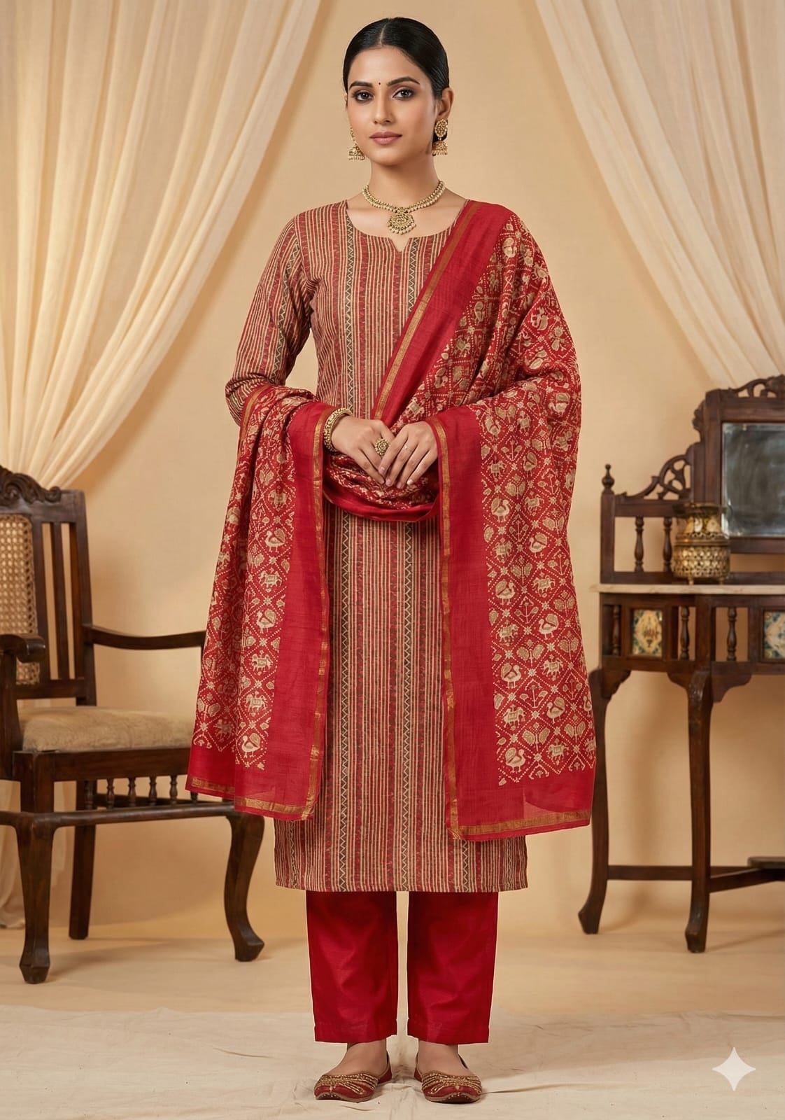 CASUAL, DAILY WEAR DRESS MATERIAL