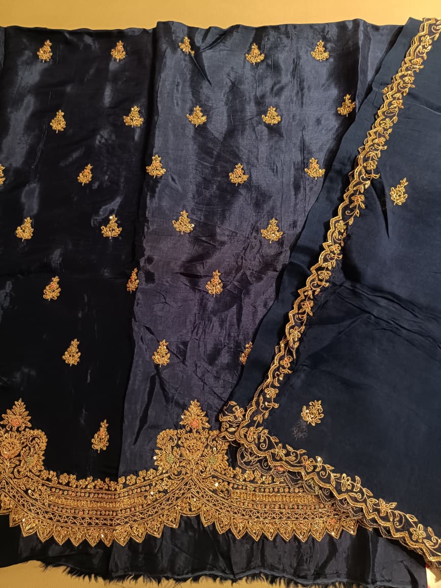 RECEPTION, FESTIVE OCCASSION PARTY WEAR DRESS MATERIAL