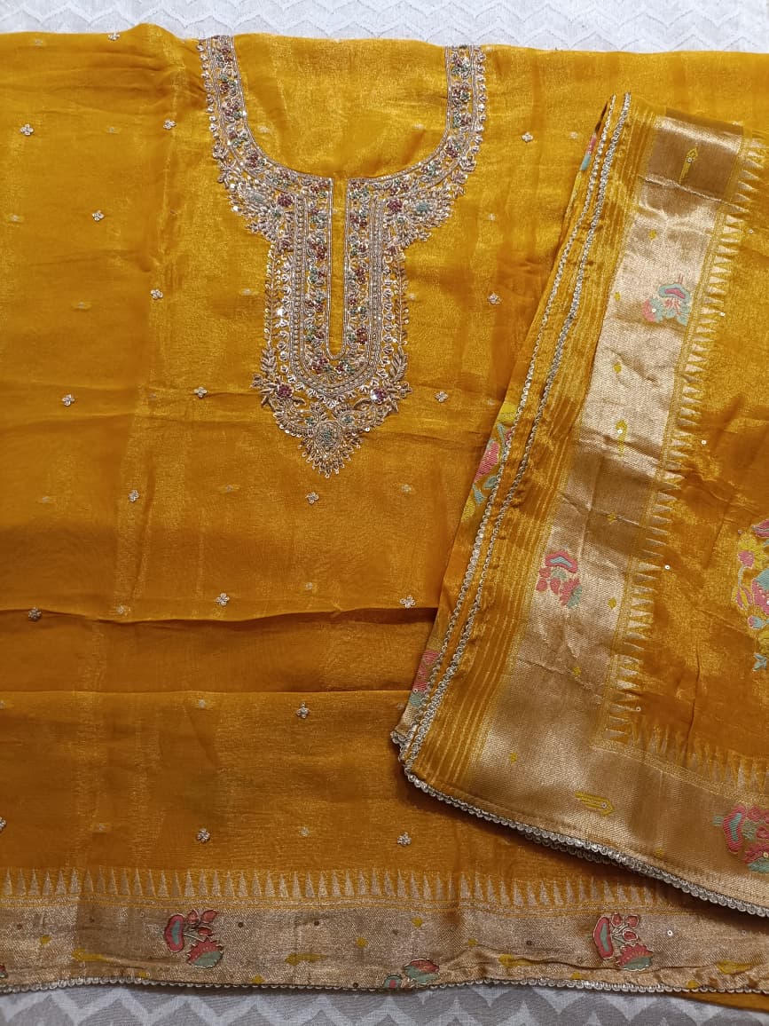 HALDI,OCCASSION DRESS MATERIAL