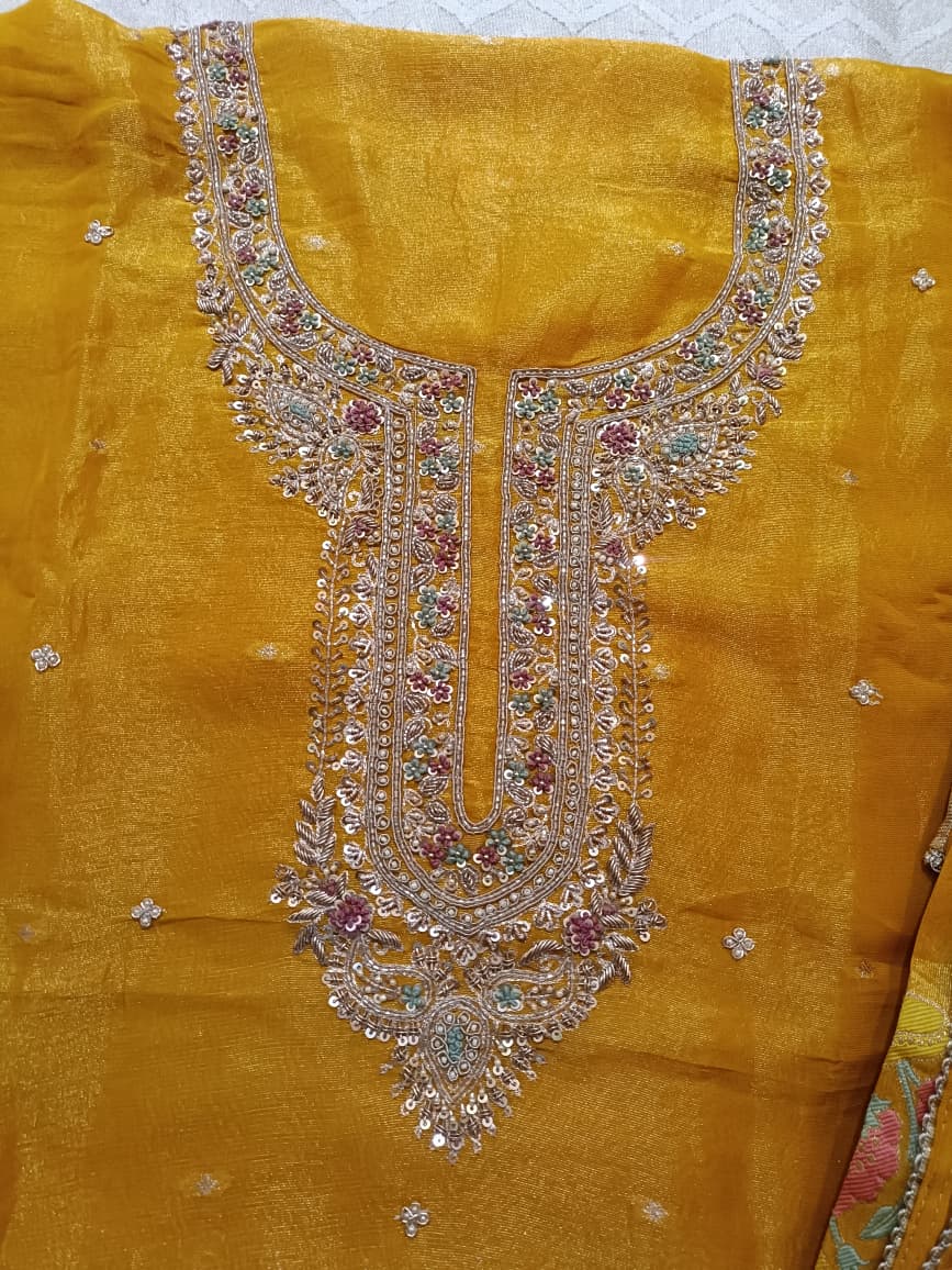 HALDI,OCCASSION DRESS MATERIAL