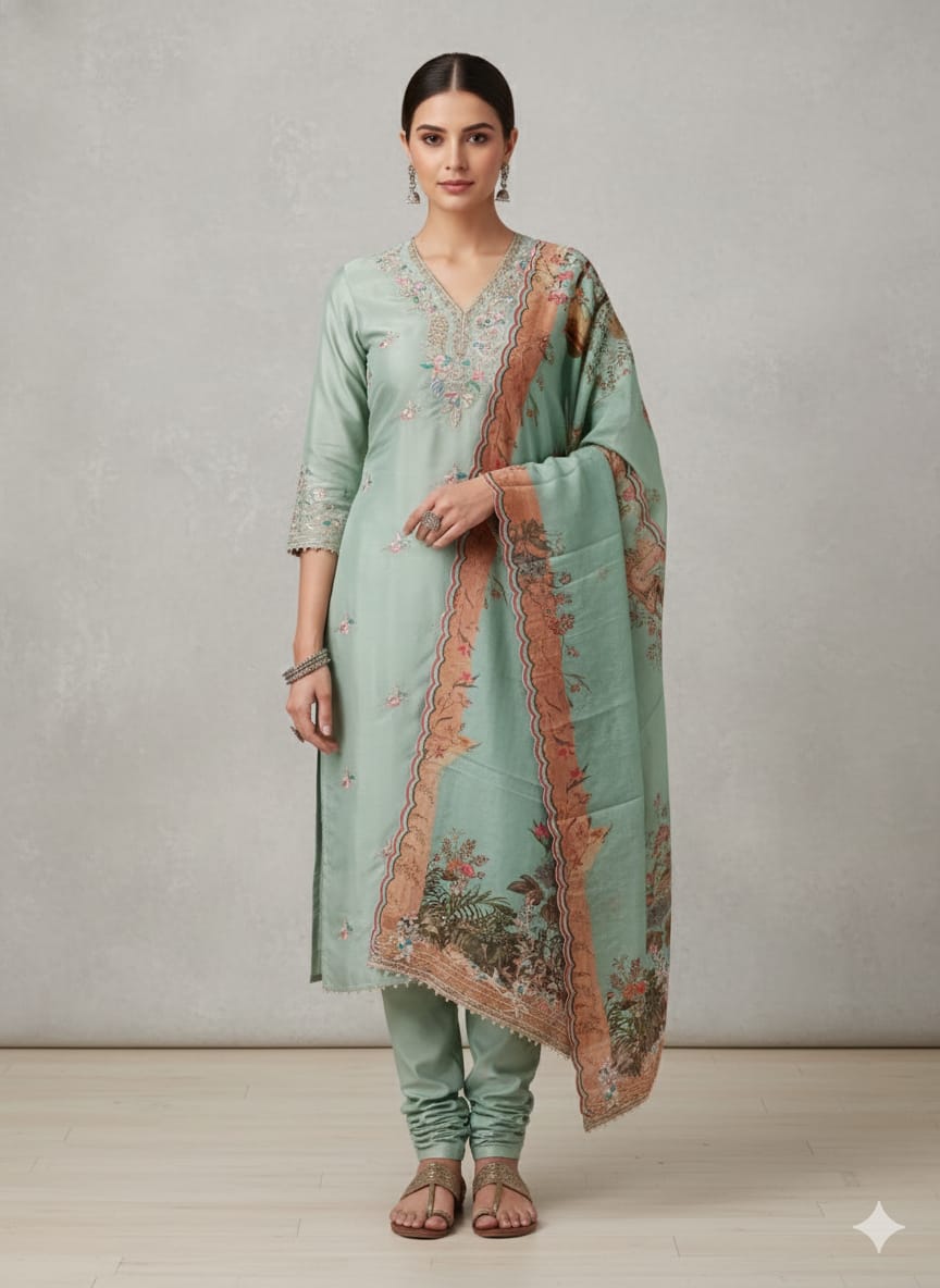 FESTIVE OCCASSION DRESS MATERIAL