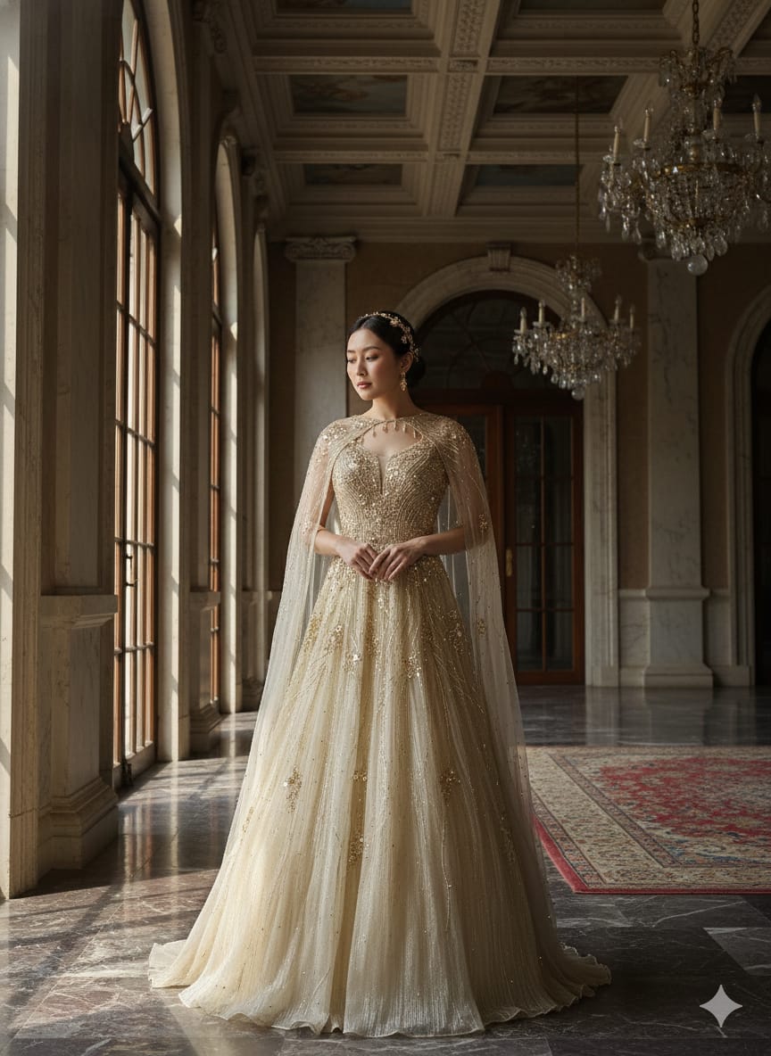 RECEPTION,ENGAGEMENT,FUNCTIONAL PARTY WEAR GOWN