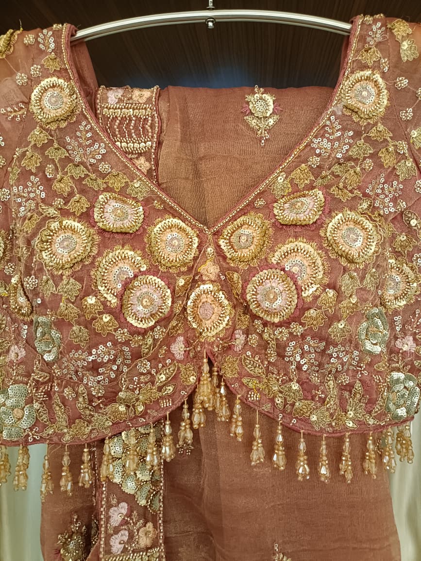 RECEPTION,FUNCTIONAL,BRIDAL PARTY WEAR LEHENGA CHOLI