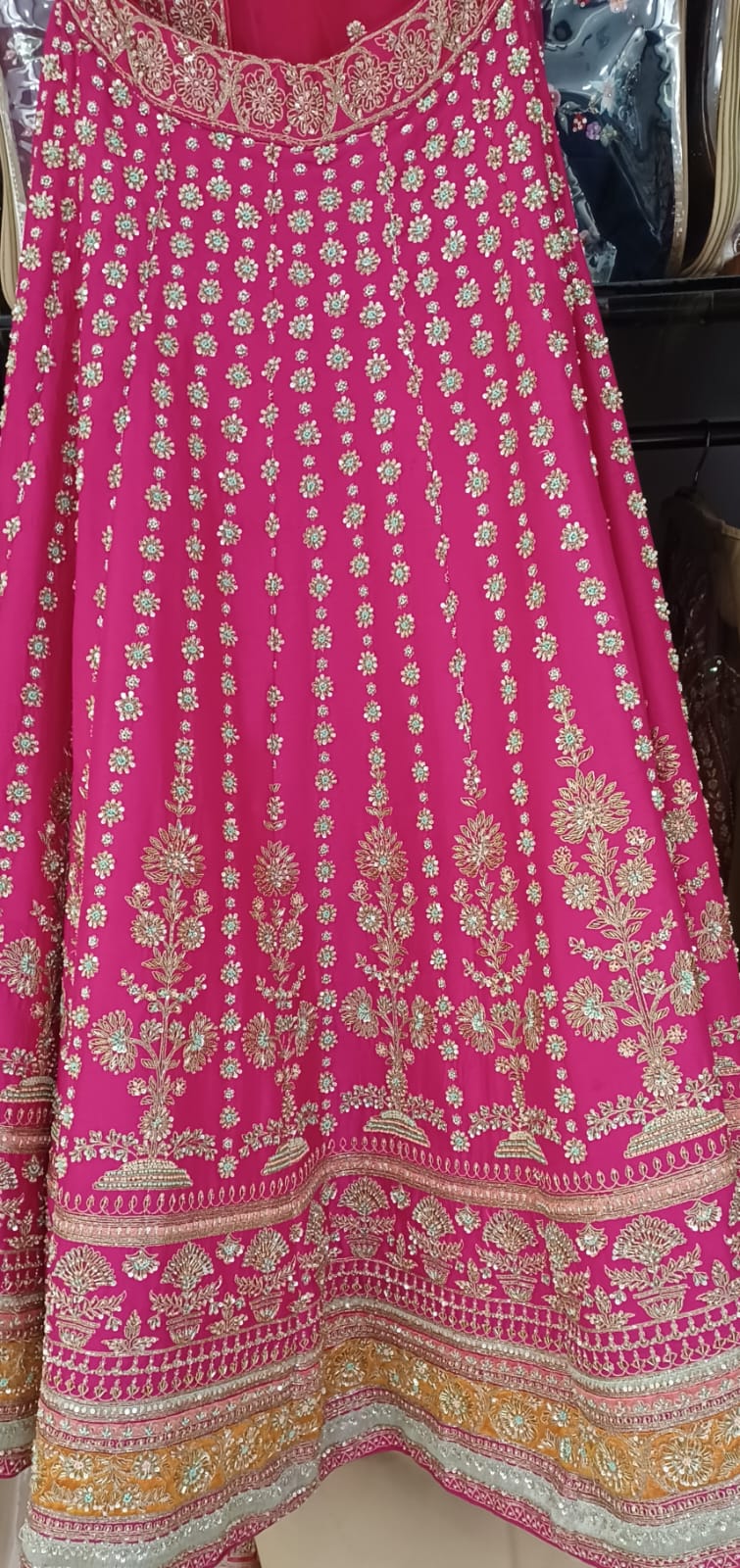 WEDDING,RECEPTION BRIDAL LEHENGA CHOLI