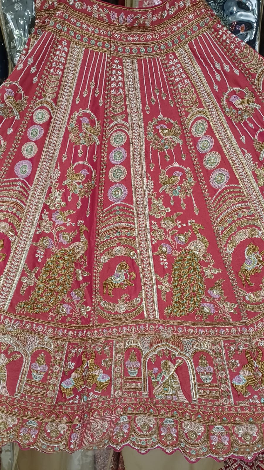 BRIDAL,RECEPTION PARTY WEAR LEHENGA CHOLI