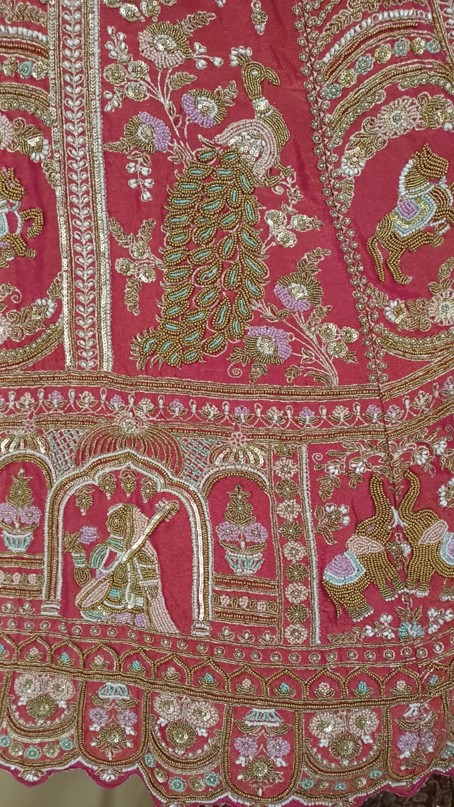 BRIDAL,RECEPTION PARTY WEAR LEHENGA CHOLI