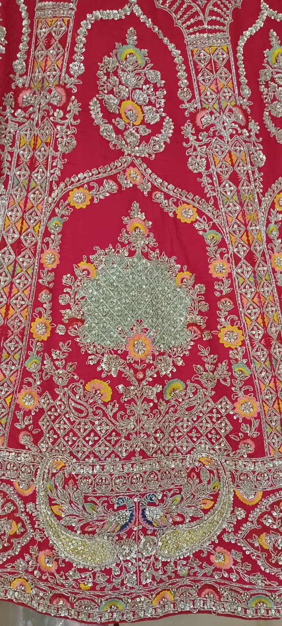 WEDDING,RECEPTION BRIDAL LEHENGA CHOLI