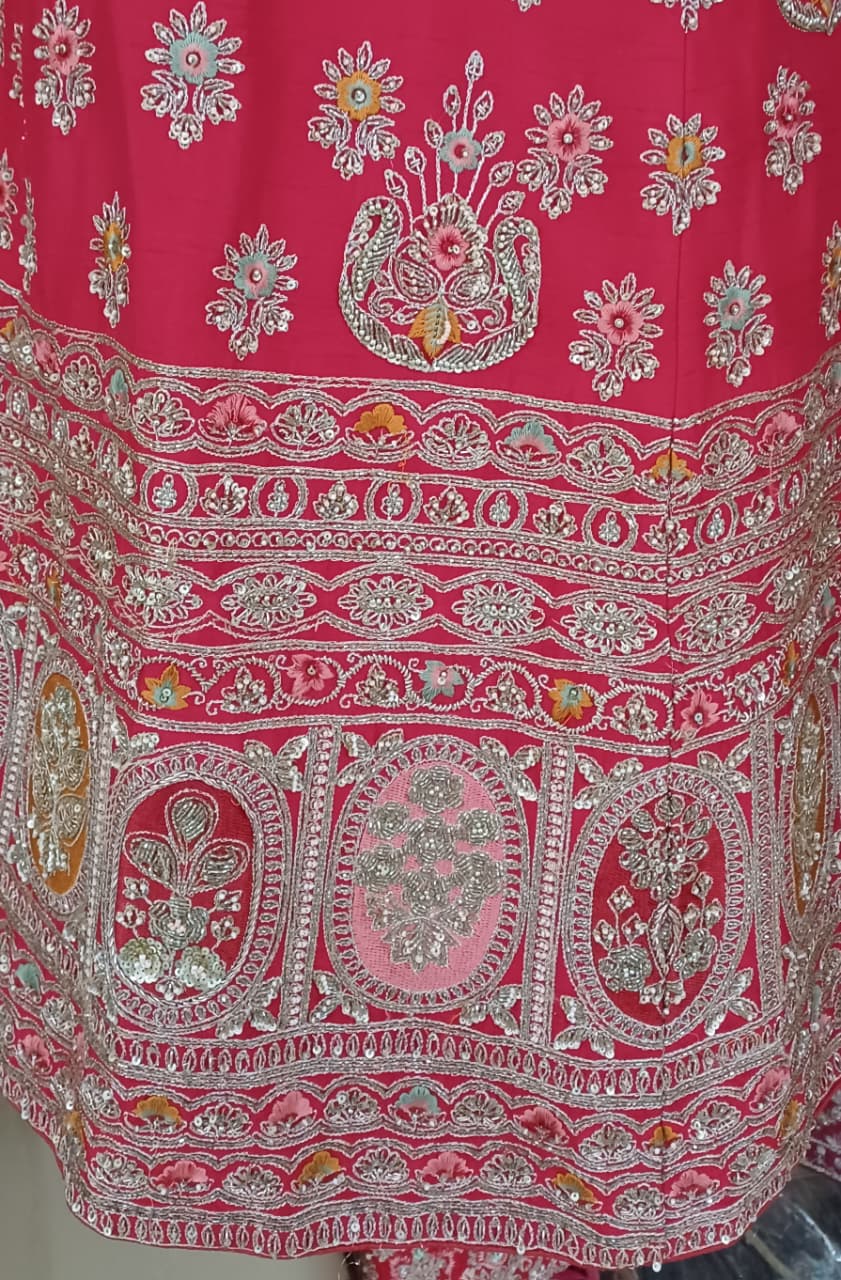 BRIDAL RECEPTION LEHENGA CHOLI