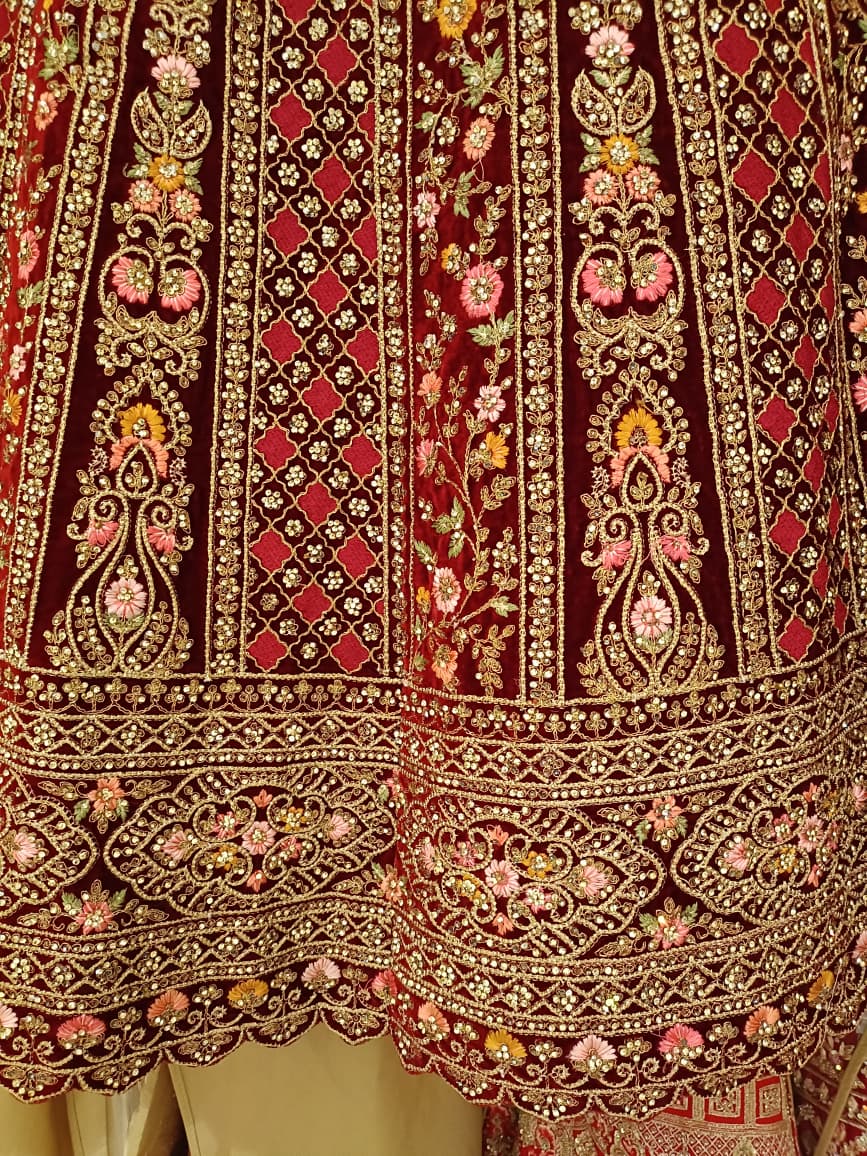 BRIDAL WEDDING,RECEPTION LEHENGA CHOLI