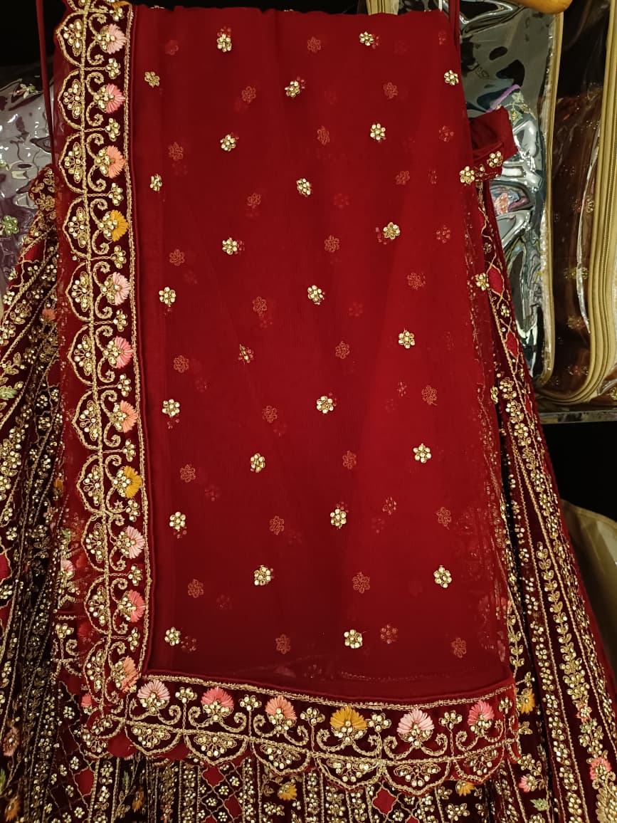 BRIDAL WEDDING,RECEPTION LEHENGA CHOLI