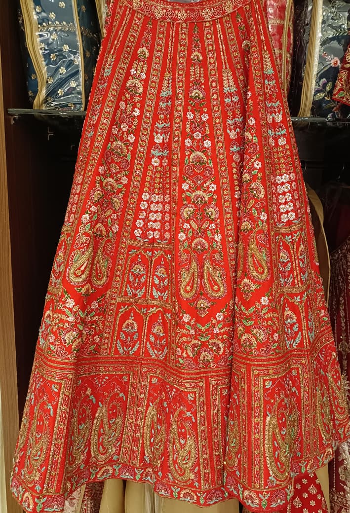 RECEPTION,FUNCTIONAL PARTY WEAR LEHENGA CHOLI