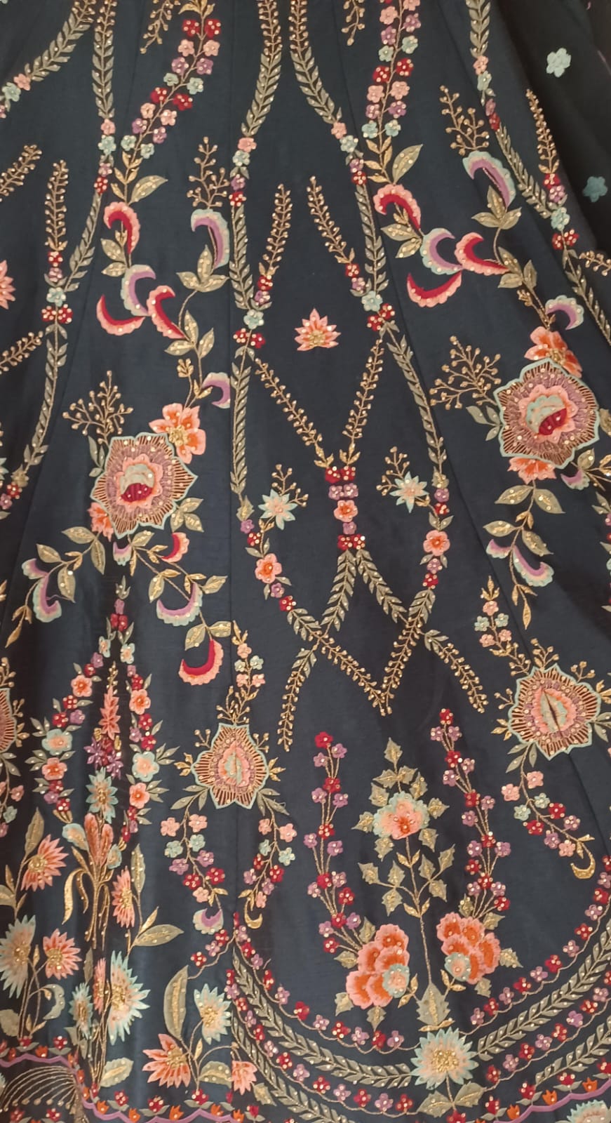 WEDDING,RECEPTION PARTY WEAR LEHENGA CHOLI