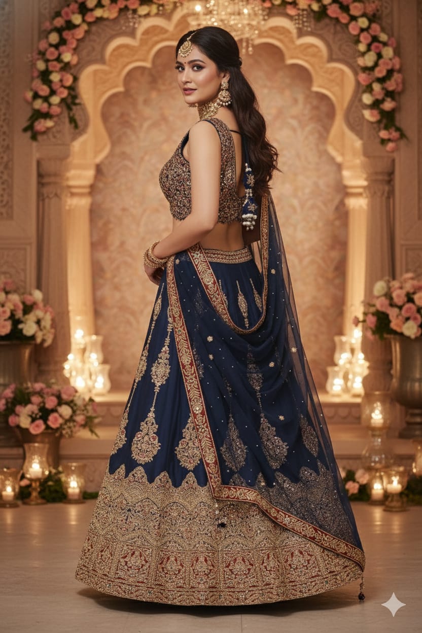 WEDDING,RECEPTION,FUNCTIONAL PARTY WEAR LEHENGA CHOLI