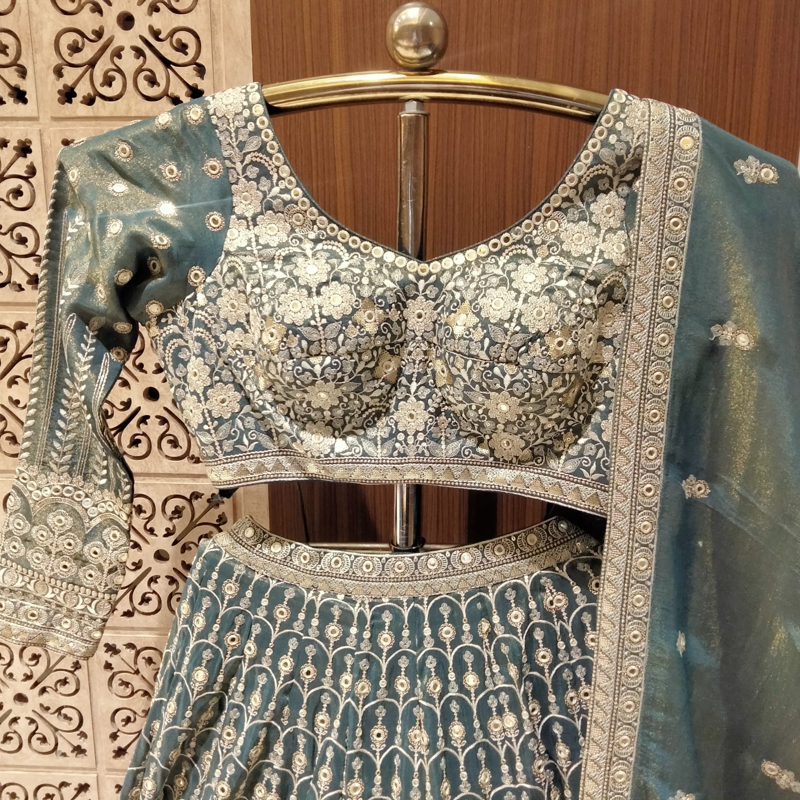 WEDDING,RECEPTION FUNCTIONAL WEAR LEHENGA CHOLI