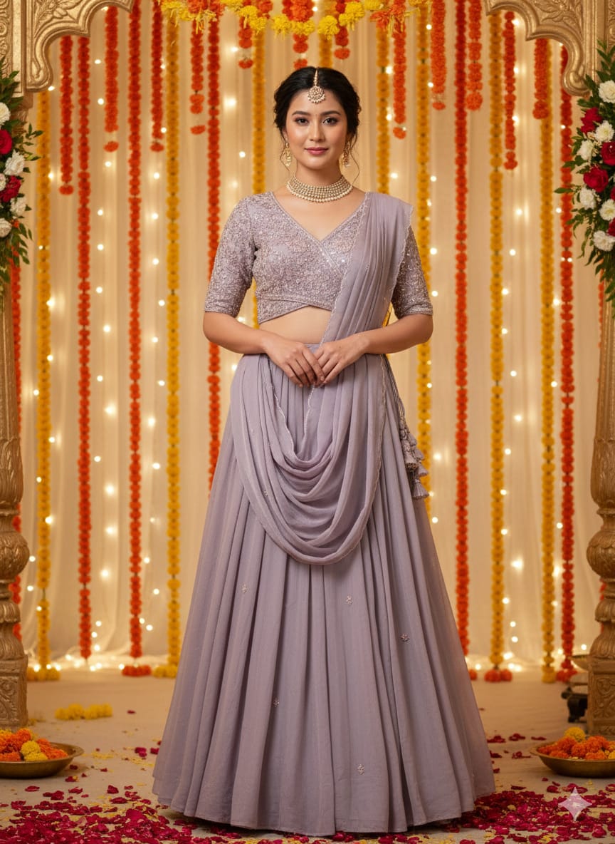 RECEPTION,FUNCTIONAL,FESTIVE OCCASSION LEHENGA CHOLI